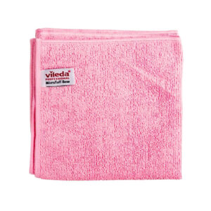 Vileda MicroTuff Base tkaná utierka z mikrovláknová ružová 36 x 36 cm – 5ks