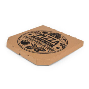 Pizza krabica hnedá 33x33x3 cm - 100 ks