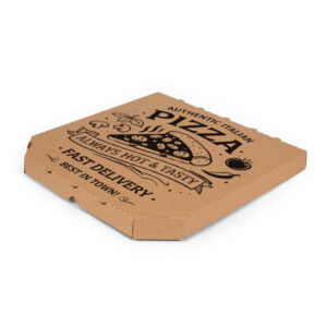 Pizza krabica hnedá 33x33x3,5 cm - 100 ks