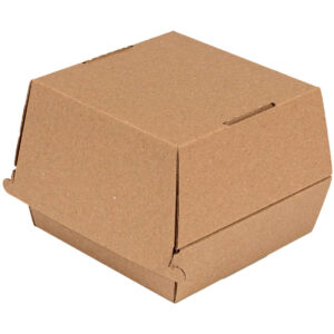 Burger Box hnedý 1-dielny 130x130x110 mm - 50ks