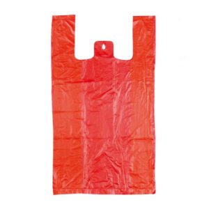 HDPE taška 4kg 25+12x45/100ks červená pevná
