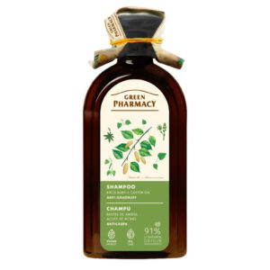 Green Pharmacy šampón proti lupinám 350 ml - Brezové púčiky a ricínový olej