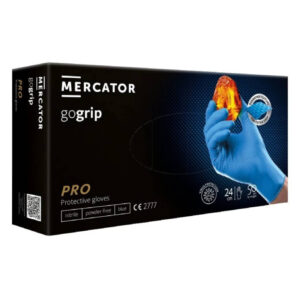 Nitrilové ochranné rukavice modré Mercator gogrip PRO – XL 50ks