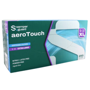 Nitrilové rukavice jednorázové Semperguard aeroTouch - modré XL 250ks