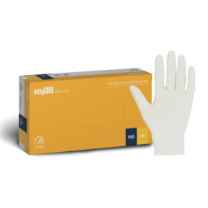 Latexové rukavice easyCARE nepudrované M 100ks