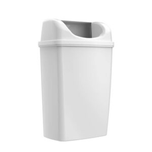 Nástenný kôš RULOPAK biely 25L