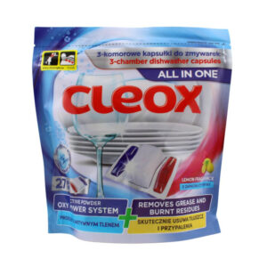 Cleox 3-komorové gelové kapsule do umývačky riadu 27ks