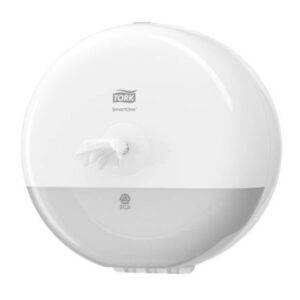 Tork SmartOne® mini zásobník na toaletný papier v kotúči, biely T9