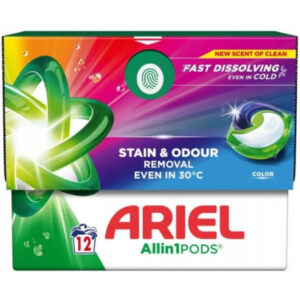 Ariel All in1 PODS pracie kapsule Color 12 ks