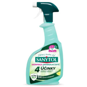 SANYTOL dezinfekčný univerzálny čistič 4 účinky sprej 500 ml