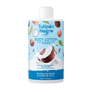 Tulipán Negro telové mlieko Manteca de Karité&Aceite de Coco 400ml