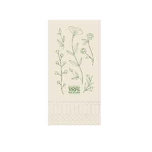 Servítky LUCART FATO ECO NATURAL FLORA, 1/8-fold, 2vrst. – 50ks