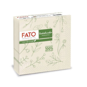 Servítky LUCART FATO ECO NATURAL FLORA, 2vrst. – 50ks