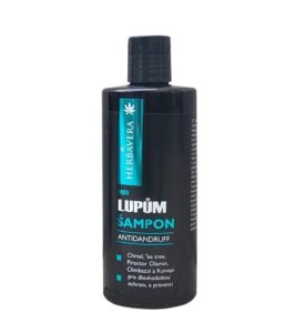 Herbavera šampón proti lupinám s chmeľom, Tea Tree, Piroctone Olamine a konope 300 ml – účinná starostlivosť o pokožku hlavy