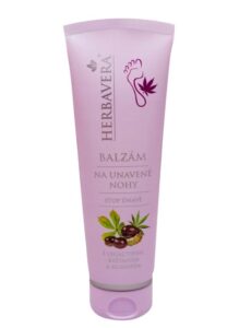 Herbavera balzam na unavené nohy s Legactifom, gaštanom a konope 120 ml – úľava a osvieženie pre ťažké nohy