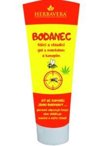 Herbavera Bodanec gél po bodnutí hmyzom 25ml s mentolom a konope – upokojenie podráždenej pokožky