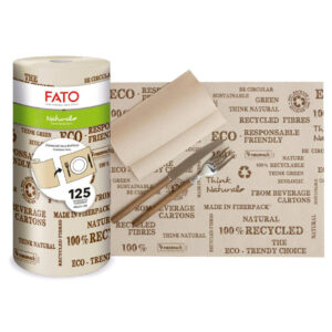 Prestieradlo na stôl LUCART ECO NATURAL TABLE cover in roll, 3vrst. – 125 útržkov