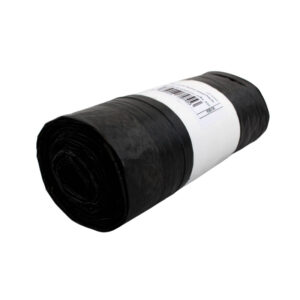 LDPE vrecia čierne zaťahovacie 500x600/0,030mm 35L 20 ks