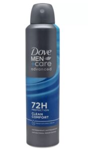 Dove Advanced Care Clean Comfort deospray 250ml