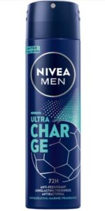 Nivea Men Ultra Charge pánsky deospray 150ml