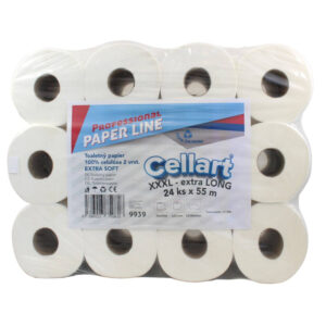 Toaletný papier Cellart XXXL - extra LONG,100% celulóza, 2vrst., 55m – 24ks