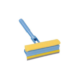 Stierka na okná so špongiou plastová 22 cm - mix farieb