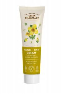 Green Pharmacy krém na ruky a nechty Lastovičník a lipový kvet 100ml