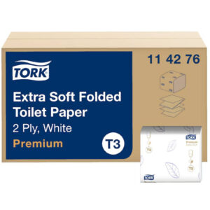 Tork Folded extra jemný toaletný papier, biely T3 – 7560ks