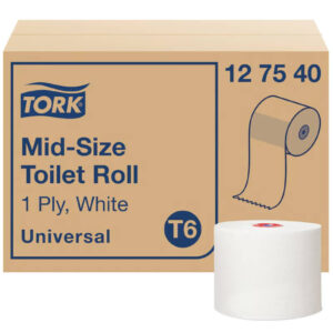 Tork Mid-Size toaletný papier v kotúči 135m, biely T6 – 27ks