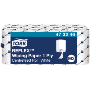 Tork Reflex™ papierové utierky 120,05m, biele M3 – 12ks