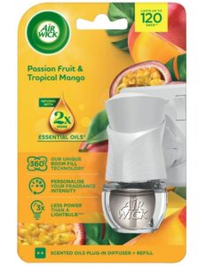 Air Wick Passion Fruit&Tropical Mango komplet elektrický strojček + náhradná náplň 19ml