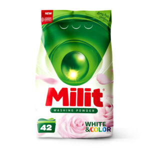 MILIT prací prášok WHITE & COLOR 2,73kg-42PD