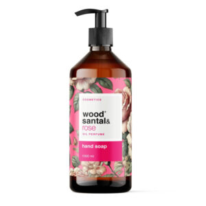 Wood Santal & Rose tekuté mydlo na ruky s dávkovačom 1L