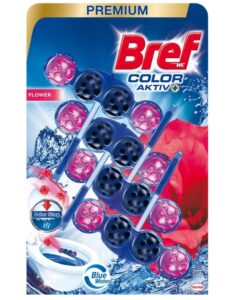 Bref Color Aktiv WC blok Flowers 4x50g