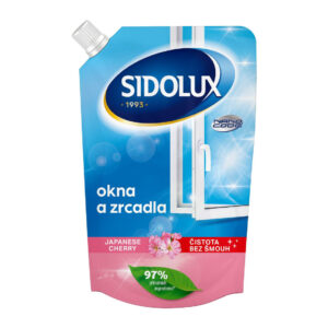 SIDOLUX na okná a zrkadlá s NANO technológiou Japanese Cherry – náhradná náplň 500ml