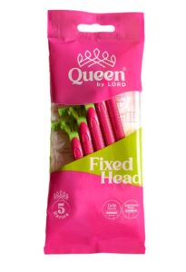QUEEN Aloe Vera 2-britvový dámsky holiaci strojček 5ks
