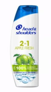 Head&Shoulders Apple Fresh 2v1 šampón proti lupinám 400ml