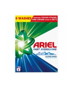 Ariel Alpine Fresh prací prášok 330g na 6 pracích dávok