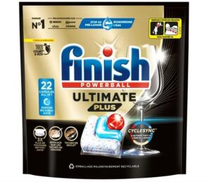 Finish Ultimate All in 1 Parfum Bicarbonate tablety do umývačky 22ks