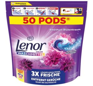 Lenor All in 1 Color Amethyst gélové tablety na pranie 50ks