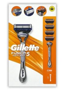 Gillette Fusion5 Sport pánsky strojček + 4 náhradné hlavice