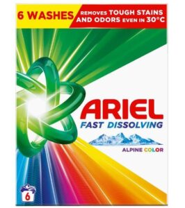 Ariel Alpine Color prací prášok 330g na 6 pracích dávok