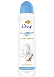 Dove Advanced Care Fresh Cotton&Sea Mineral dámsky deospray 150ml
