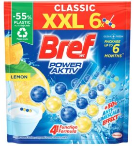 Bref Power Aktiv WC blok Lemon 6x50g