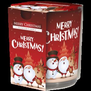 Bispol Merry Christmas! vonná sviečka v skle SN72S-09