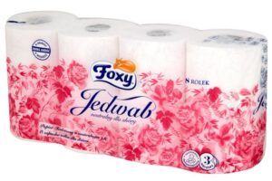 Foxy Biely Hodváb toaletný papier 8ks 3-vrstvový