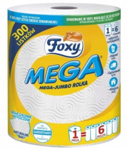 Foxy MEGA kuchynské utierky 2vrstv. 300listov