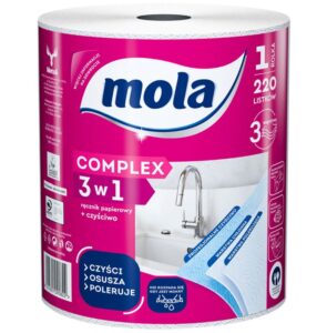 Mola Complex 3w1 kuchynské utierky 3 vrstv. 220listov