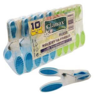 Clanax BIG plastové štipce na prádlo 10ks